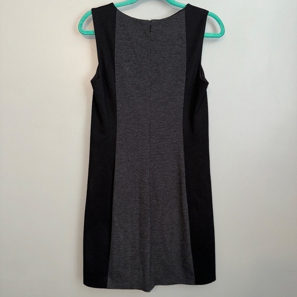 EUC Theory Side Color Block Sheath Sleeveless Dress Size 8 - Picture 6 of 7